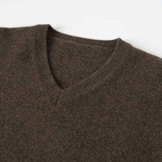 ROMI STUDIO“松弛随性”7针单边*羊毛V领套头针织毛衫 442T9182 商品图2