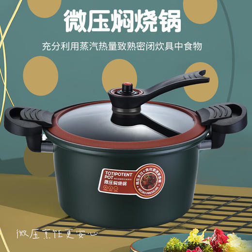 【小家电】巴尔德抗菌微压焖烧锅不粘加厚家用蒸锅煮粥锅燃气电磁炉炖煮锅BD-009A HF 商品图0