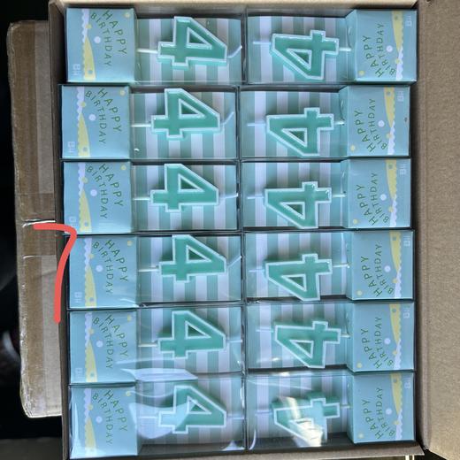 数字蜡烛4 商品图0