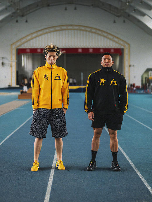 STAxMEIHUA梅花联名复古运动外套:黄血 商品图13