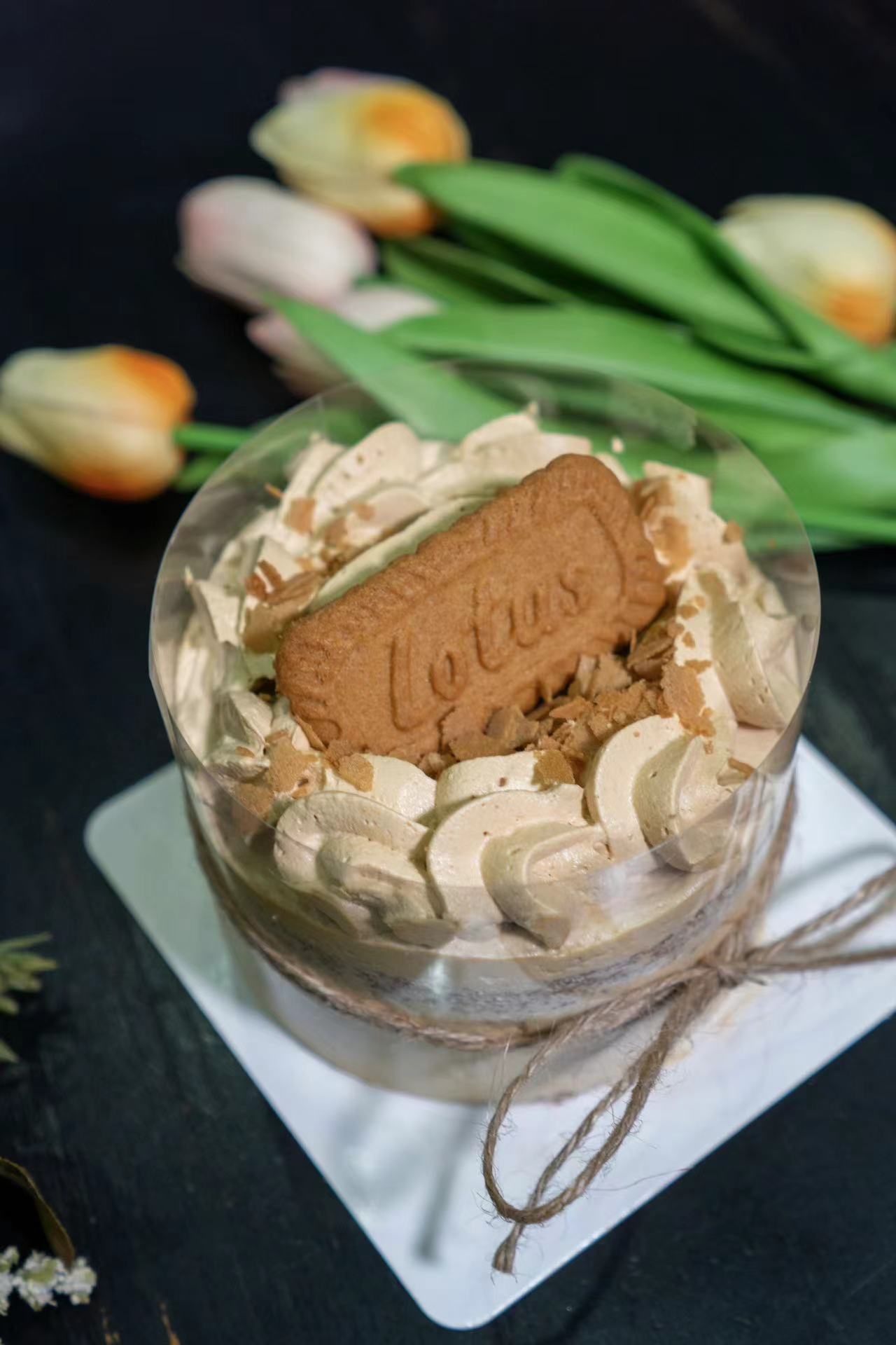 焦糖布丁栗子茸蛋糕4寸