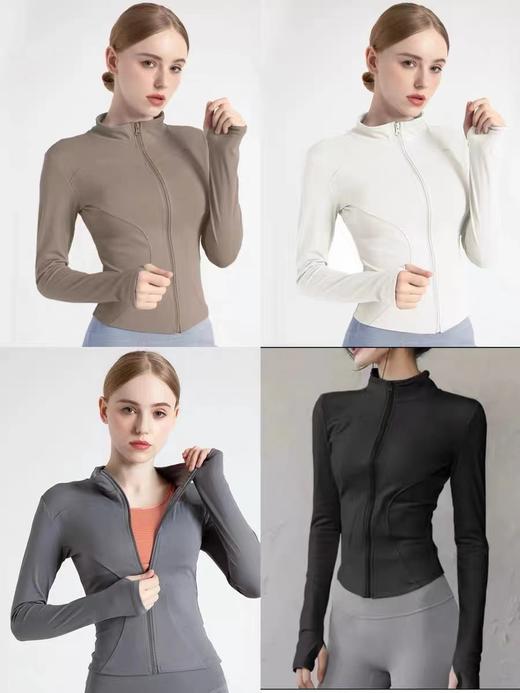 贸易剪标加绒秋冬运动瑜伽外套内搭 商品图2