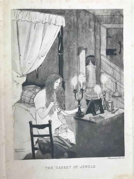 1906年 歌德《浮士德》 吉尔伯特詹姆斯8幅插图 漆布精装32开 商品图6