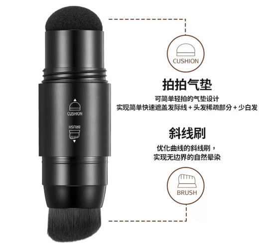 韩国RIRE 快速简易自然发际线棒 自然黑/自然褐-3g 商品图4