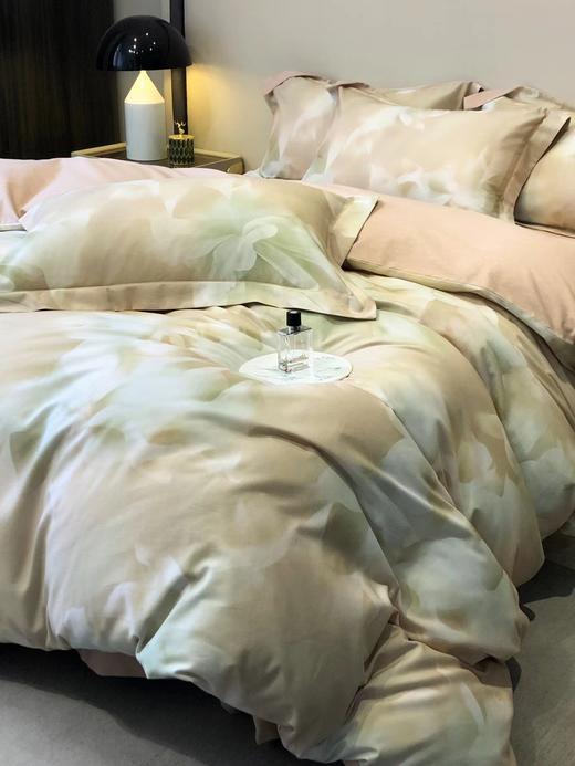 利路米秋冬新款纯棉超美暖绒磨毛四件套朦胧花海 商品图1