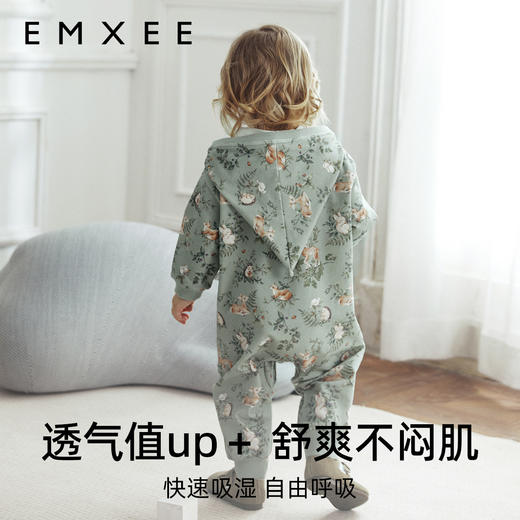 【宝宝服饰】EMXEE嫚熙精灵帽连身衣 商品图3