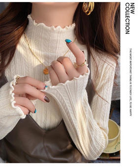 麻花木耳边打底