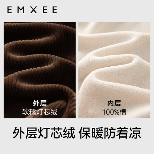 【宝宝服饰】嫚熙婴童裤子灯芯绒男宝宝萝卜裤秋冬季加厚保暖摇粒绒儿童长裤子 商品图2