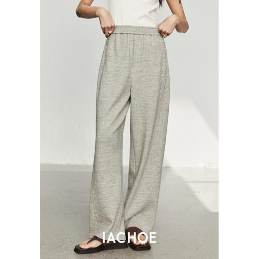 棉仓3571518001-秋季立体剪裁阔腿休闲裤    休闲显瘦宽松百搭镰刀神裤 商品图2