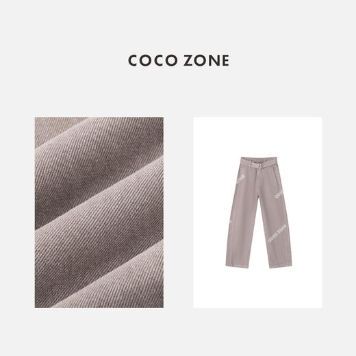 COCO ZONE 设计感复古显瘦牛仔裤简约百搭直筒裤CC1D2347 商品图2