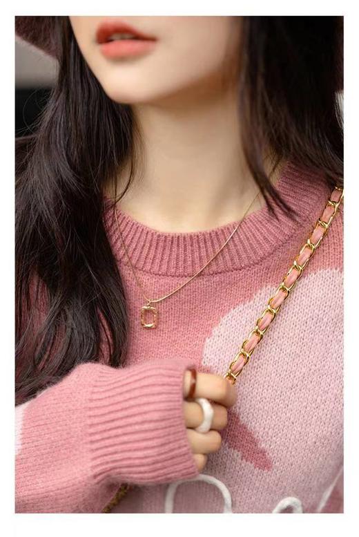 商场同步Sonia同款奶盖慕斯好看花朵毛衣 商品图13