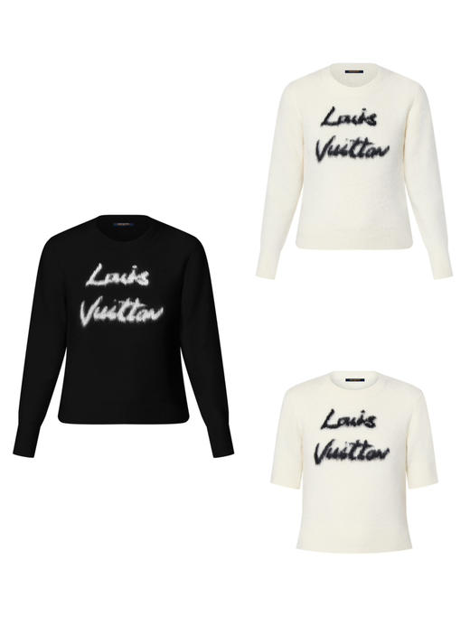 L-S 字母拉绒针织衫 商品图0