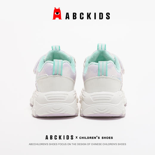 abckids童鞋女童棉鞋2024冬季新款女孩跑鞋儿童保暖二棉运动鞋子 商品图5