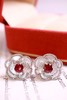 18K无烧红宝石耳钉鸽血红 1.6ct 商品缩略图0