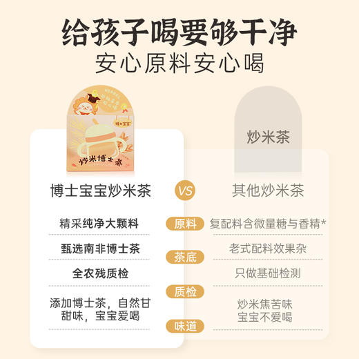 【让宝贝爱上喝水】宝宝炒米消积南非波士茶 商品图3