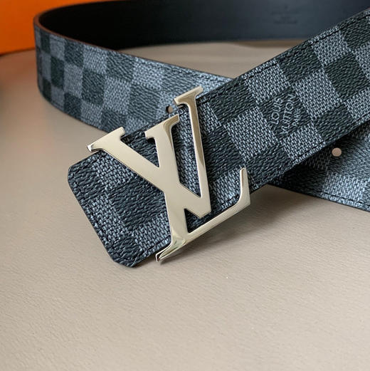 LouIs VUITTON 驴家 双面针扣 皮带 男款 牛皮黑色 宽4cm（CB） 商品图4