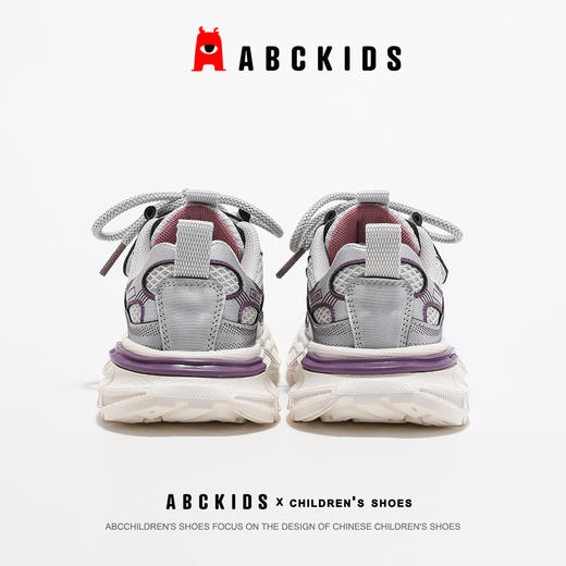 ABCkids童鞋女童运动鞋秋季魔术贴童鞋秋冬青少年儿童跑步鞋女孩 商品图12