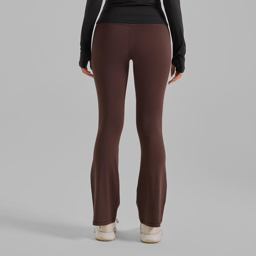 跃牌【瑜堂系列】欧码蜜桃喇叭裸感高腰紧身显瘦运动健身高弹瑜伽裤OMMK002 商品图1