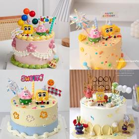 【海绵宝宝】创意卡通蛋糕