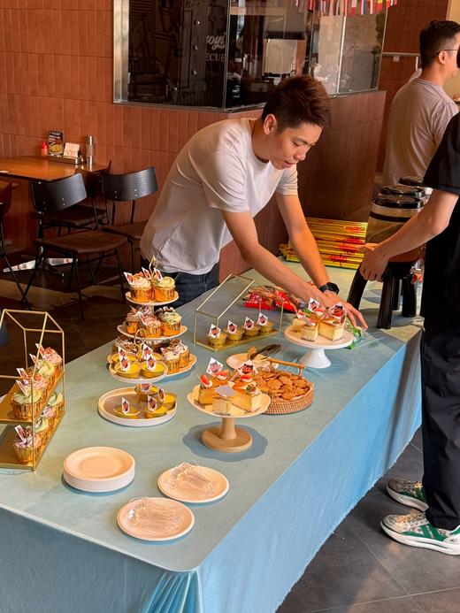 「邈一西厨工坊·开业大吉」茶歇甜品台案例 商品图4