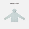  COCO ZONE2024纯色开衫上衣百搭休闲连帽拉链外套CC2A0096 商品缩略图0