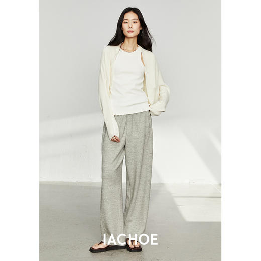 棉仓3571518001-秋季立体剪裁阔腿休闲裤    休闲显瘦宽松百搭镰刀神裤 商品图3