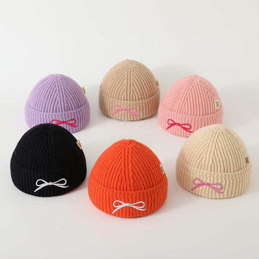 【60款！】BOSTON小孩帽字母儿童毛线帽宝宝针织帽加里布婴儿秋冬款保暖帽子 商品图3