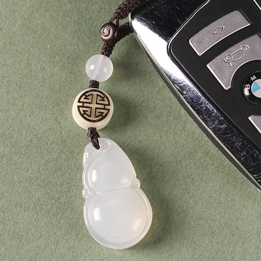 白玉髓钥匙挂件 商品图3