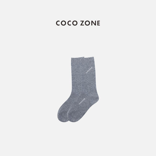 COCO ZONE 【三双】简约纯色透气女士中筒袜CC2C2232 商品图1