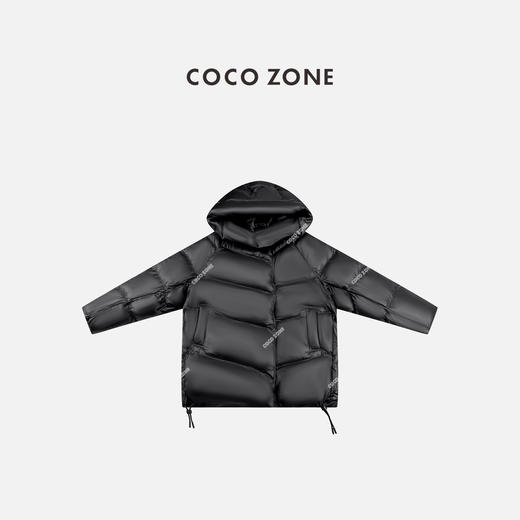 COCO ZONE 90鹅绒连帽短款羽绒服长袖保暖面包服 CC2D2375 商品图0