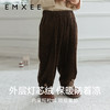 【宝宝服饰】嫚熙婴童裤子灯芯绒男宝宝萝卜裤秋冬季加厚保暖摇粒绒儿童长裤子 商品缩略图1
