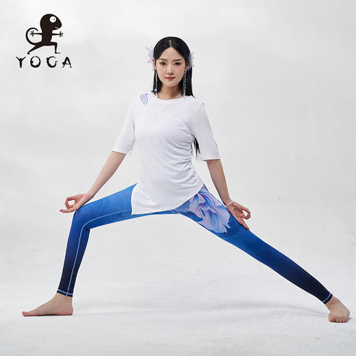 壁虎瑜伽【2410SY297】亲肤宽松短袖T恤（无胸垫）【5天发货】 商品图3