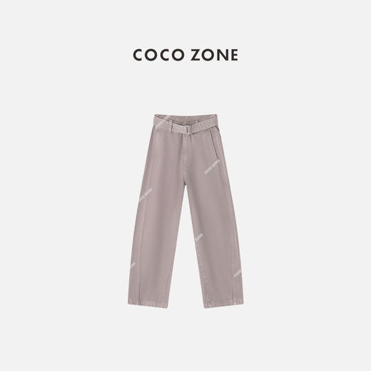 COCO ZONE 设计感复古显瘦牛仔裤简约百搭直筒裤CC1D2347 商品图0