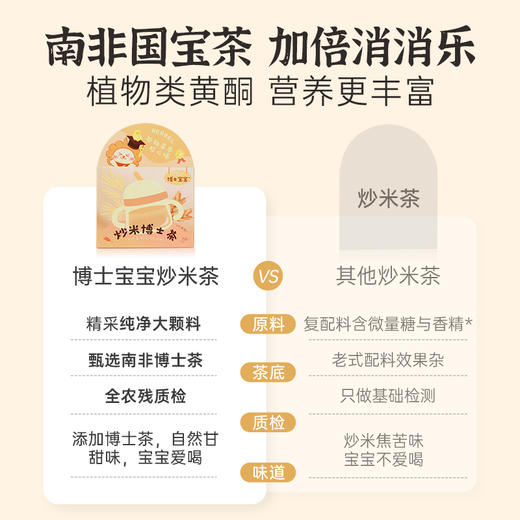 【让宝贝爱上喝水】宝宝炒米消积南非波士茶 商品图6