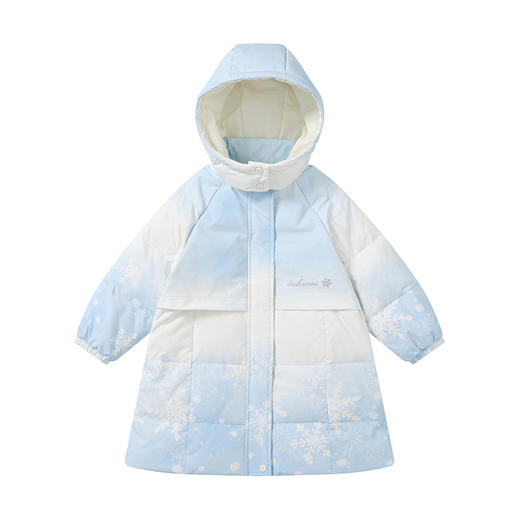 笛莎Deesha女童羽绒服2024冬季新款中长款羽绒服 商品图4