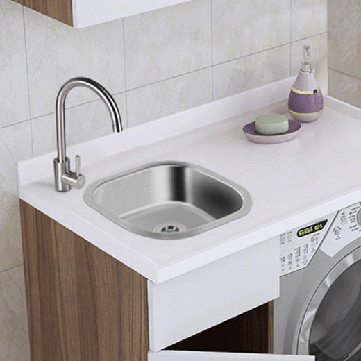 不锈钢厨房304 洗菜水槽家用盆洗菜博威雅水槽洗碗池洗菜厨房厨具 商品图3