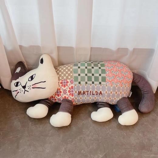 刺绣猫咪公仔玩偶抱枕 商品图3