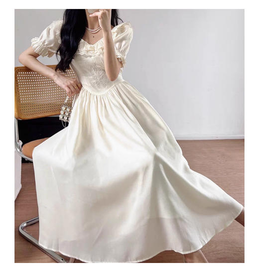 裁缝学苑AS351法式复古宫延风劳拉裙收腰连衣裙纸样女装裙子打板 商品图4