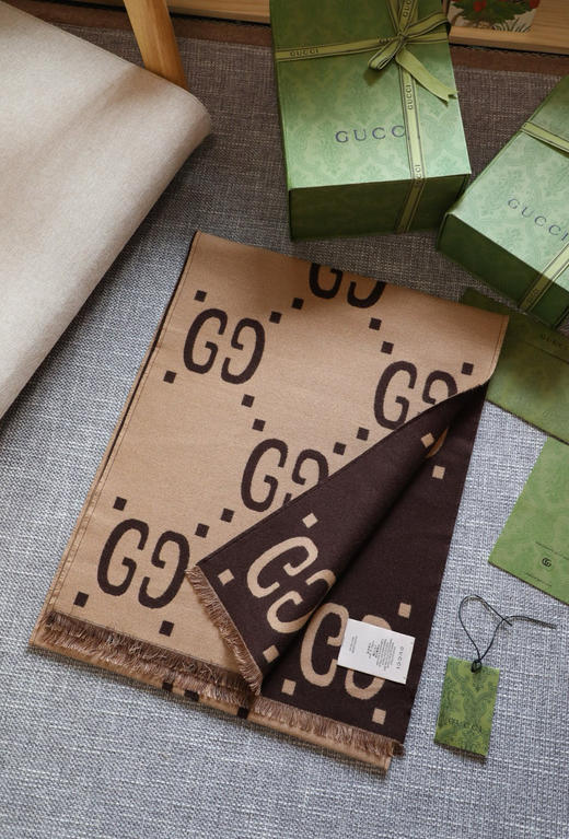 古驰 色纺原版大G咖色 Gucci必入，人手一条（AN） 商品图0