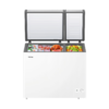 海尔（Haier）210升双温双箱商用家用冰柜 大冷冻小冷藏卧式商用小冰柜家用商用母乳小型冰箱冷柜FCD-210GHXD 7:3冷冻冷藏  双温柜 商品缩略图1