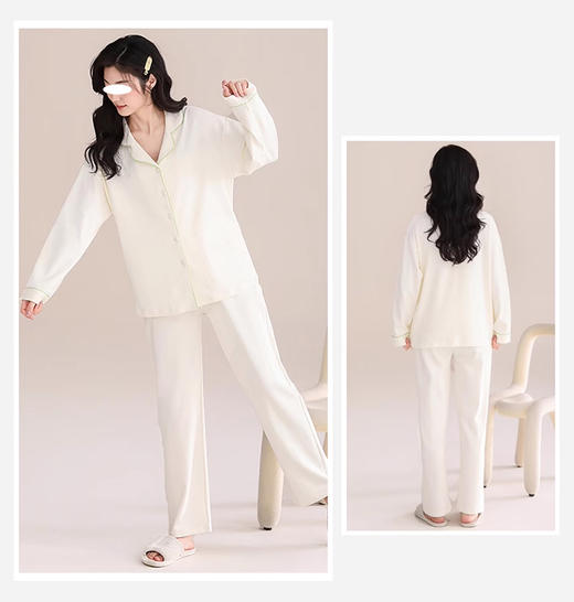 裁缝学苑AS350睡衣长袖带胸垫外穿开衫家居服纸样女装套装样板 商品图1