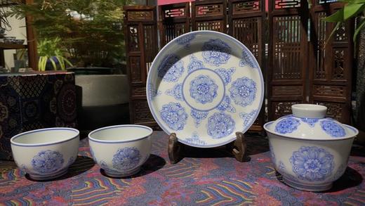 青花宝相花套组 商品图0