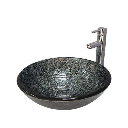 钢化玻璃卫浴盆洁具面盆台上批发博威雅卫生间盆浴室洗手盆艺术 商品图3