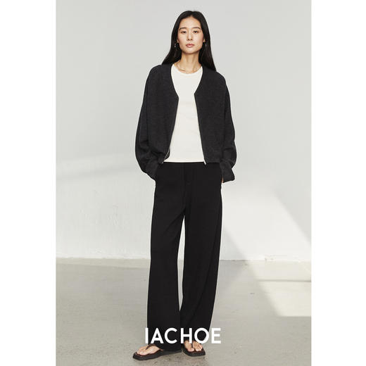 棉仓3571518001-秋季立体剪裁阔腿休闲裤    休闲显瘦宽松百搭镰刀神裤 商品图1