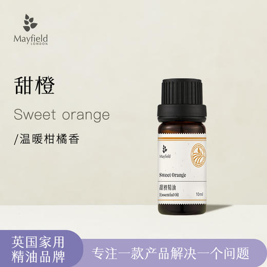 代发 顺丰发货 英国有机种植单方甜橙精油 10ml 带来愉悦好心情 商品图0
