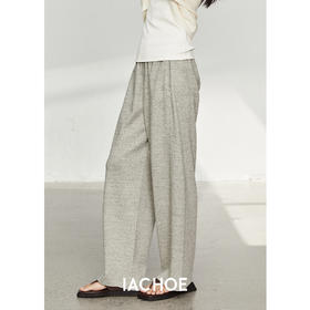 棉仓3571518001-秋季立体剪裁阔腿休闲裤    休闲显瘦宽松百搭镰刀神裤