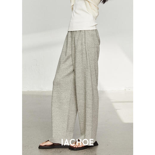 棉仓3571518001-秋季立体剪裁阔腿休闲裤    休闲显瘦宽松百搭镰刀神裤 商品图0