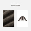 COCO ZONE 复古小众菱格针织衫设计感圆领上衣CC2D2360 商品缩略图2