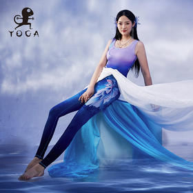 【现货秒发】壁虎瑜伽【斗鱼-套装】限量款印花瑜伽套装（可拆卸胸垫）