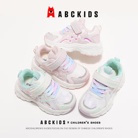 abckids童鞋女童棉鞋2024冬季新款女孩跑鞋儿童保暖二棉运动鞋子